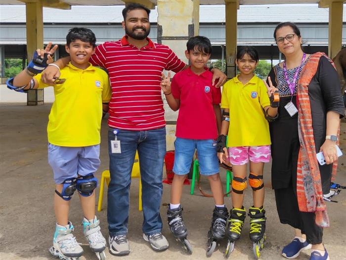 State-Level Achievement in Skating Competition by AVK Students!